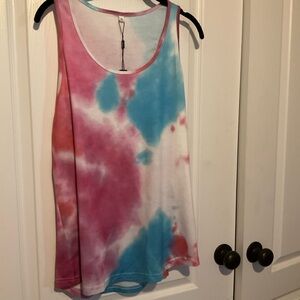 Colorful Tie-Dye Tank Top